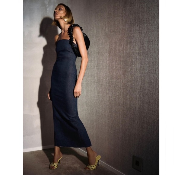 zara zw denim dress Zara | Dresses | Zara Zw The Denim Dress